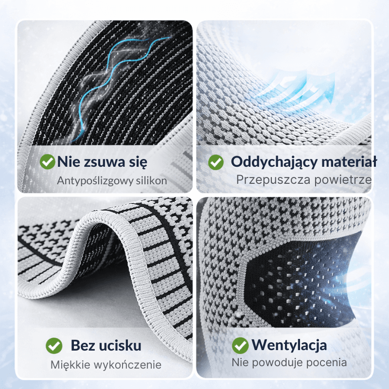 Ortoflex – Opaska Kompresyjna na Kolano(2 szt.)